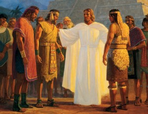 Jesus Christ Visits Book of Mormon People