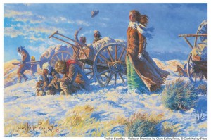 Brigham Young presided over the great Mormon handcart pioneer migration.
