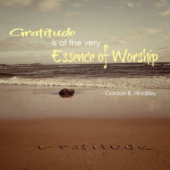 Gratitude beach Worship