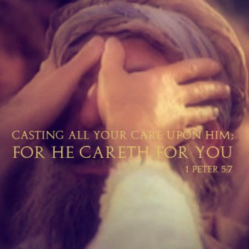 Jesus Casting All Your Care Upon Him Mormon