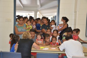 Mothers Waiting to be Screened Kiribati